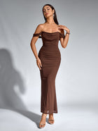 SOPHIA OFF-SHOULDER MAXI DRESS