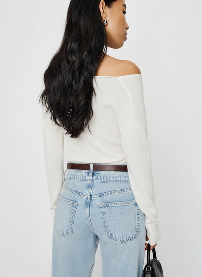 Floral Mesh Knit Sweater