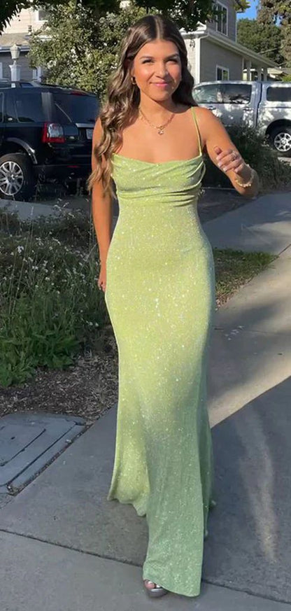LILAC Vivienne Sequin Mermaid Gown
