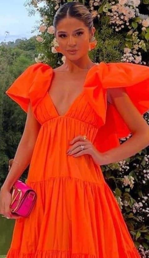 Custom Color(Add Your Color On ”Order special instructions“ ） Vivienne Organza A-Line Gown