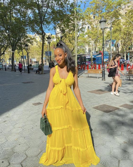 AS PHOTO Vivienne A-Line Chiffon Gown