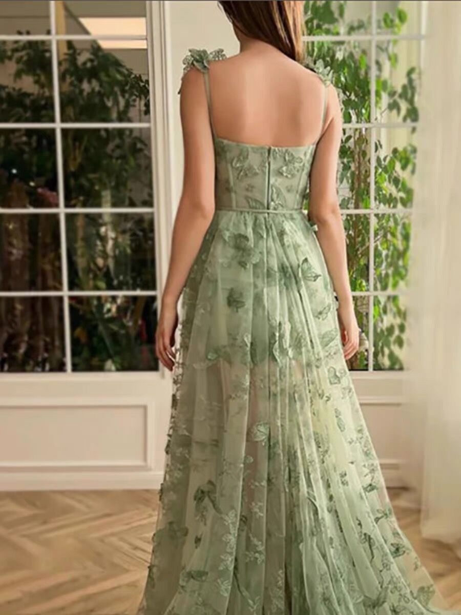 Custom Color(Add Your Color On ”Order special instructions“ ） Arabella A-Line Tulle Prom Dress