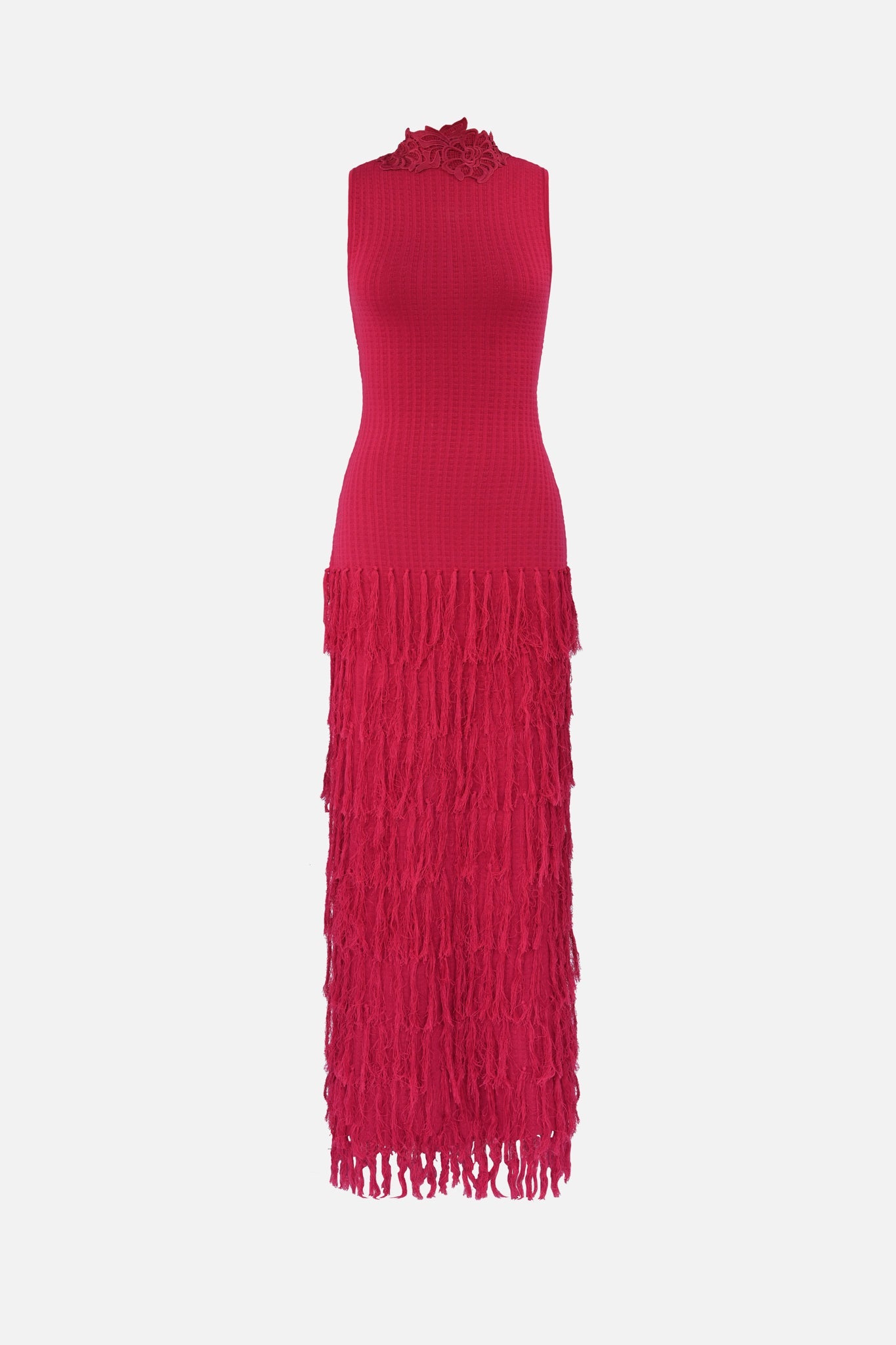 Granada Phoebe Fringe Midi Dress in Granada