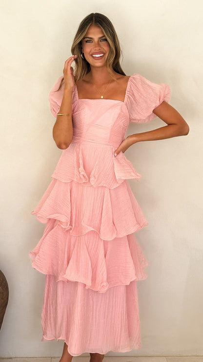 Pink Lanelle Pink Maxi Dress