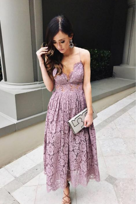 As Photo Itzel Lace A-Line Homecoming Dress