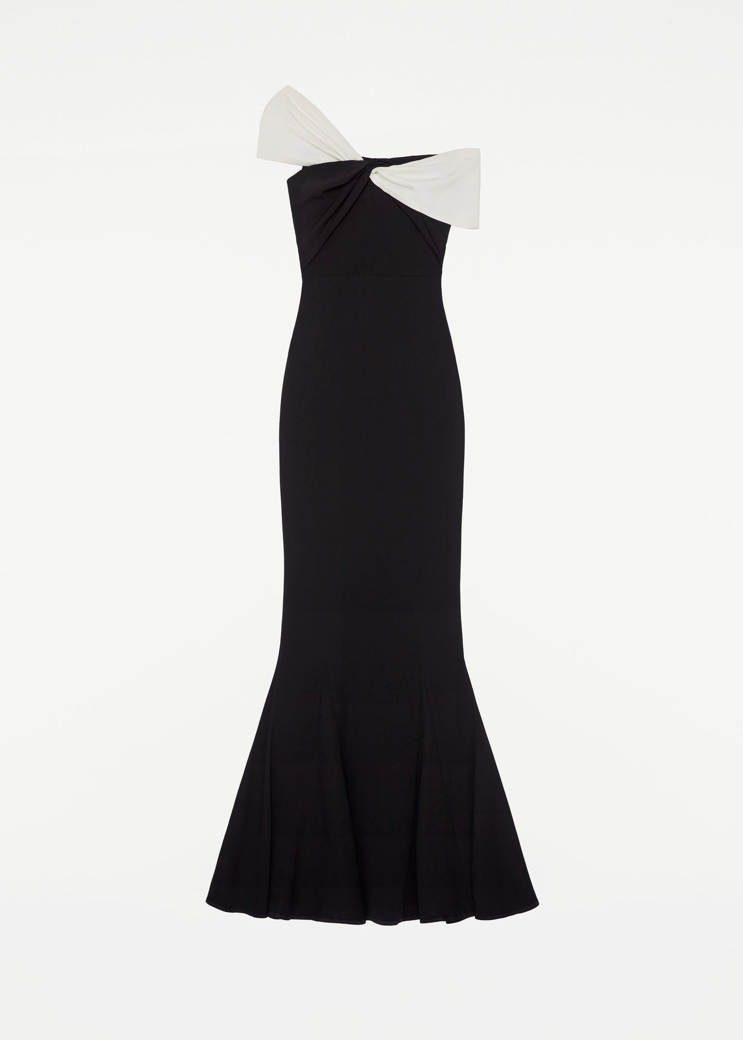 Arabella Asymmetric Cady Maxi Dress