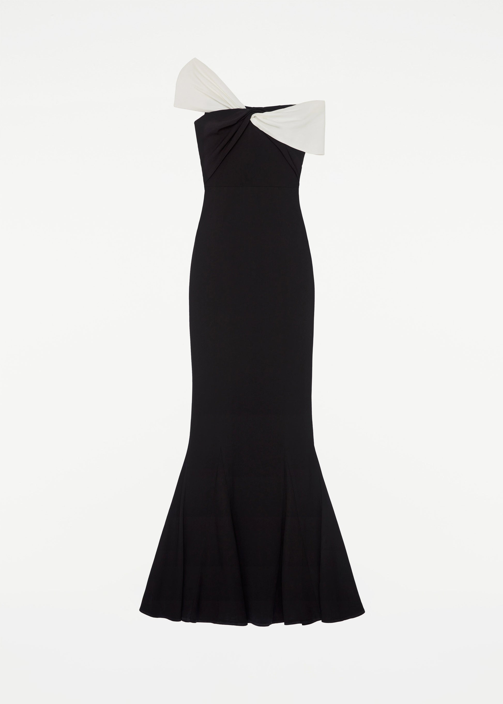 Arabella Asymmetric Cady Maxi Dress