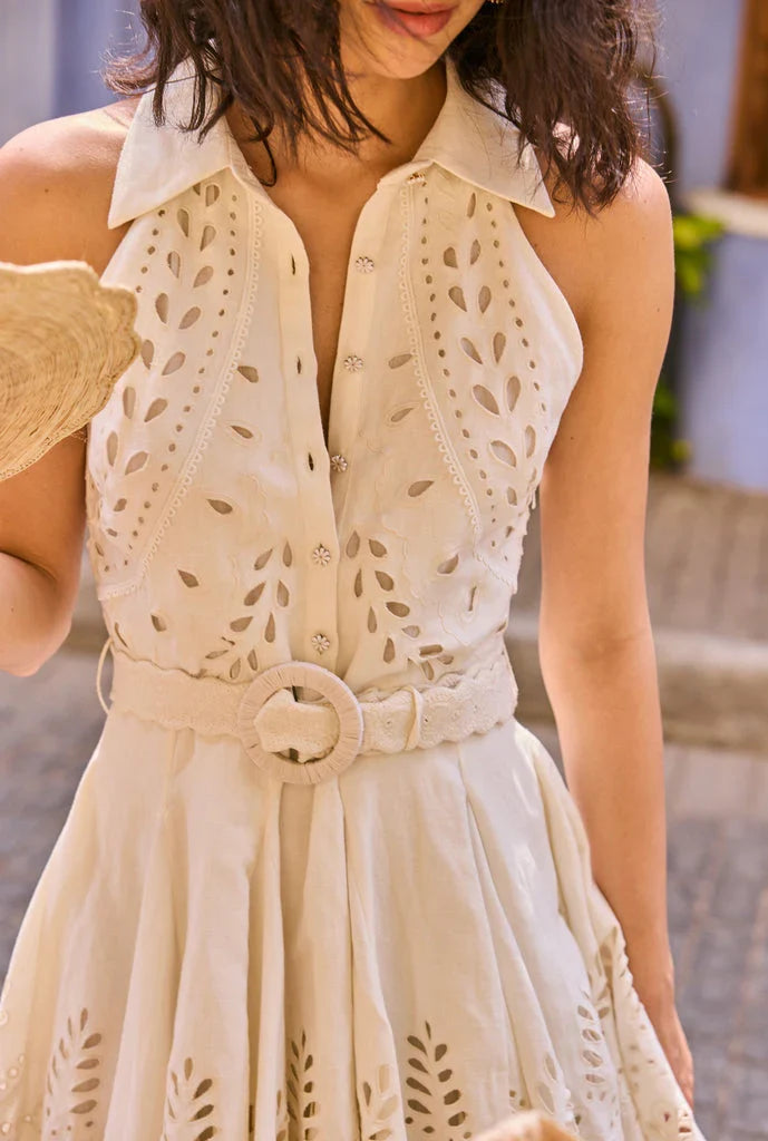 Off White Runa Off-White Mini Dress