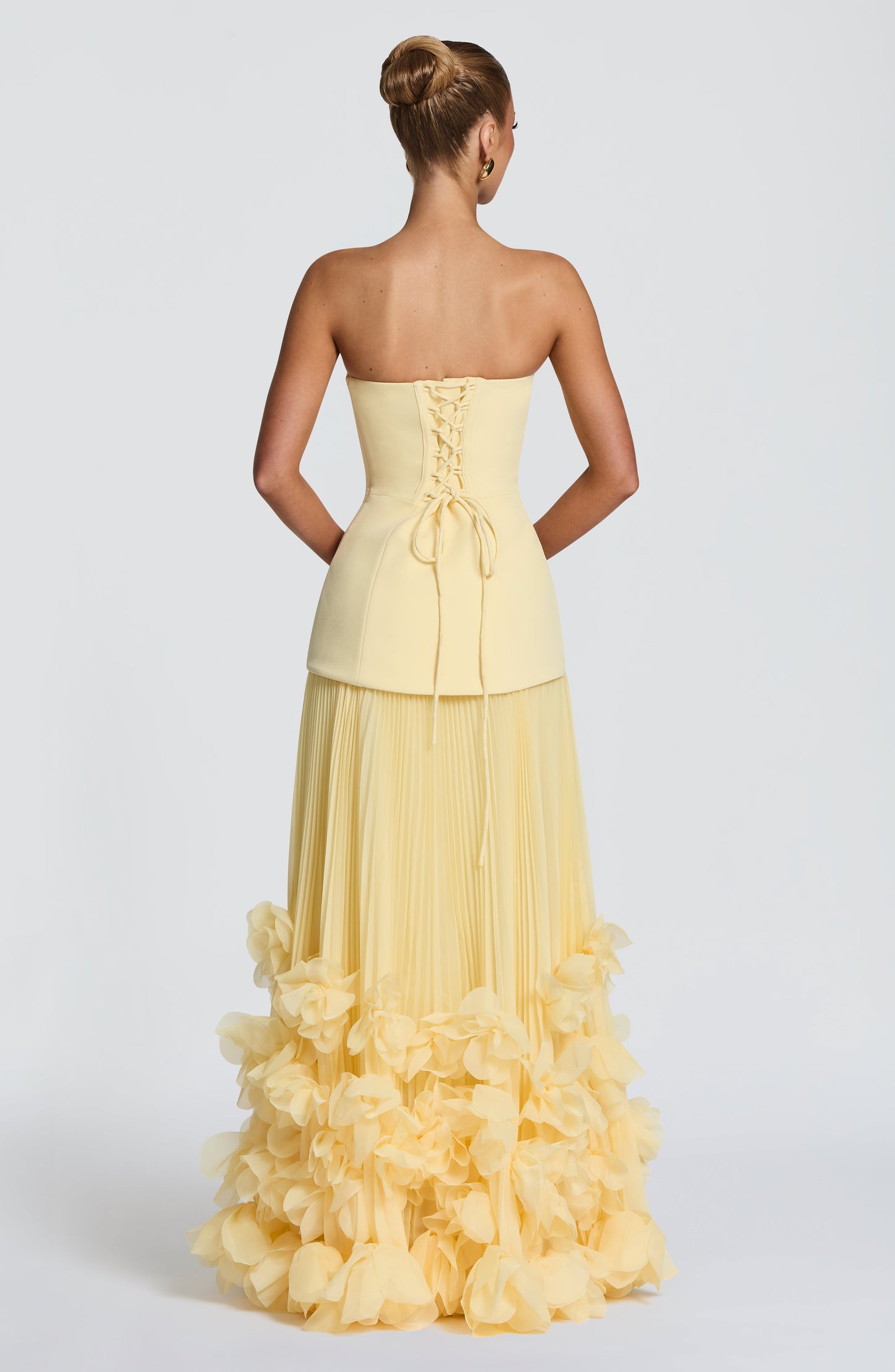 Lemon Seraphina Cherry Lacquer Gown