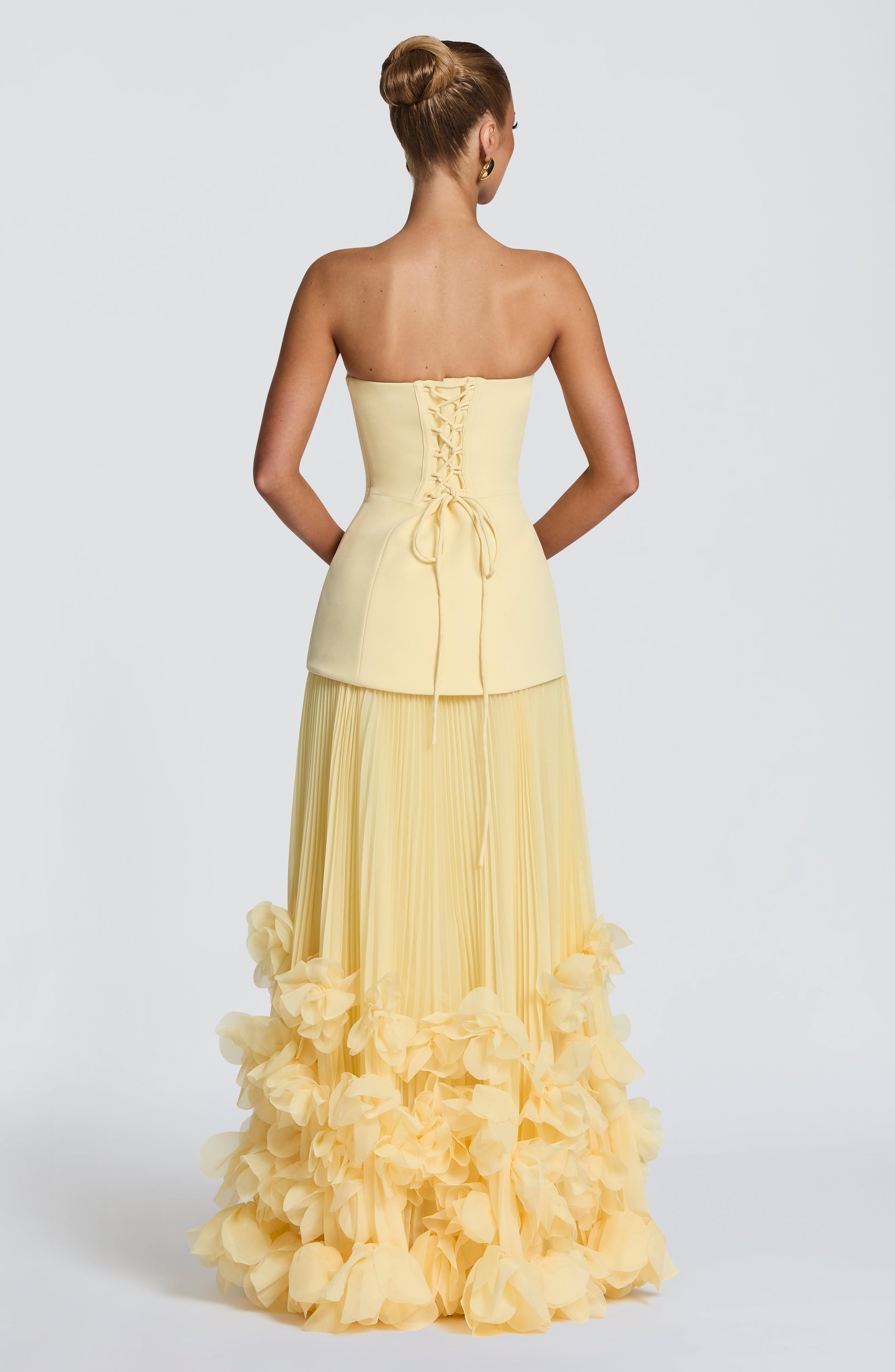 Lemon Seraphina Cherry Lacquer Gown