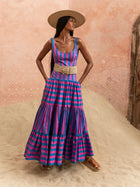 Selena Striped Maxi Dress
