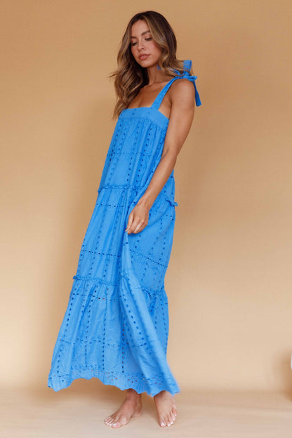 Brynna Tied Shoulder Maxi Dress