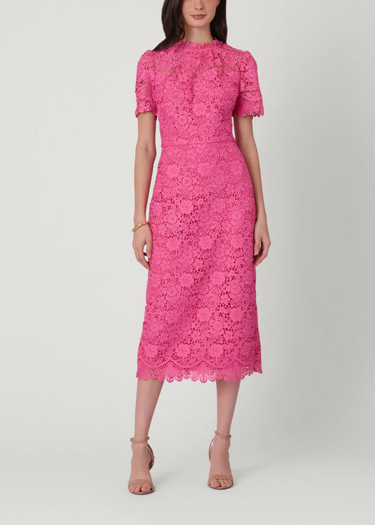 Wild Orchid Vivienne Silk Charmeuse Dress