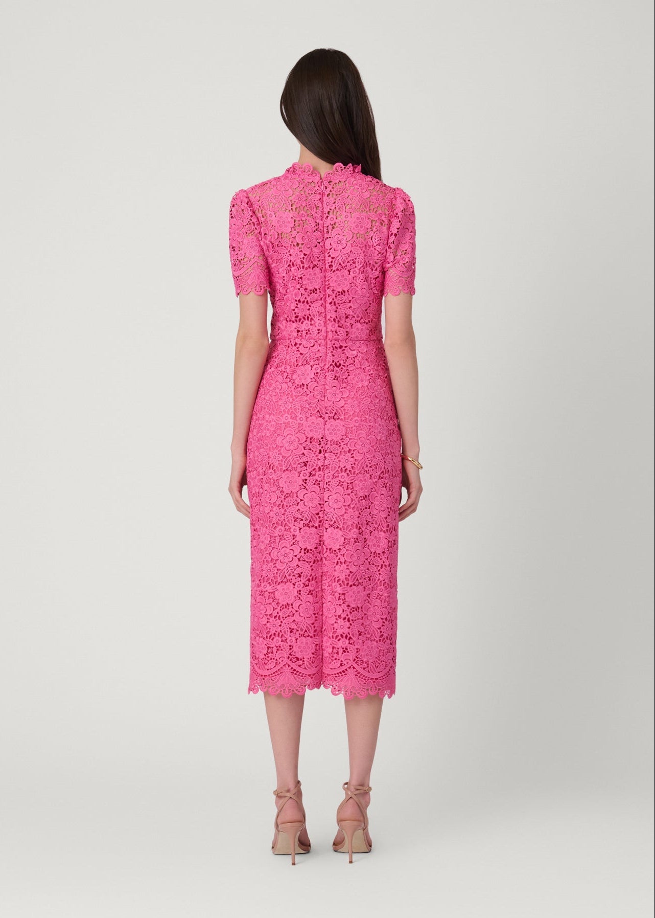 Wild Orchid Vivienne Silk Charmeuse Dress