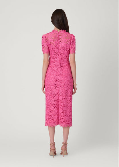 Wild Orchid Vivienne Silk Charmeuse Dress