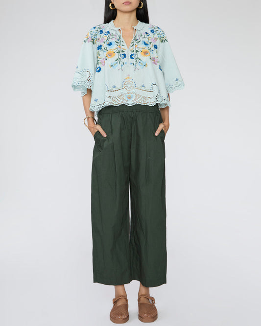 Celia Embroidery Top