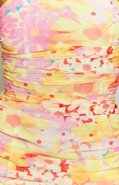 Sinclair Yellow Floral Maxi Dress
