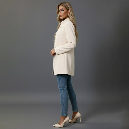 Women’s Chic Button-Down Trench Coat