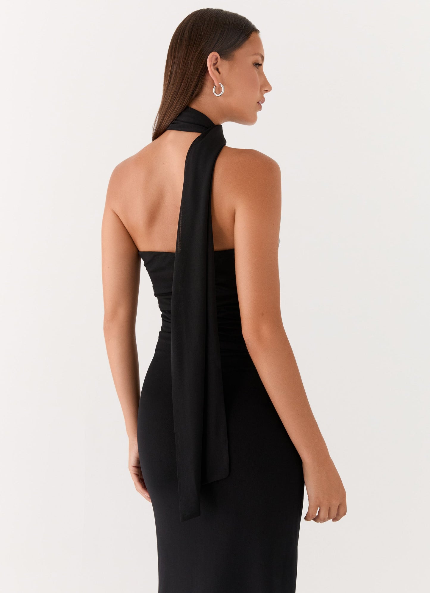 Black Songbird Floral Maxi Dress