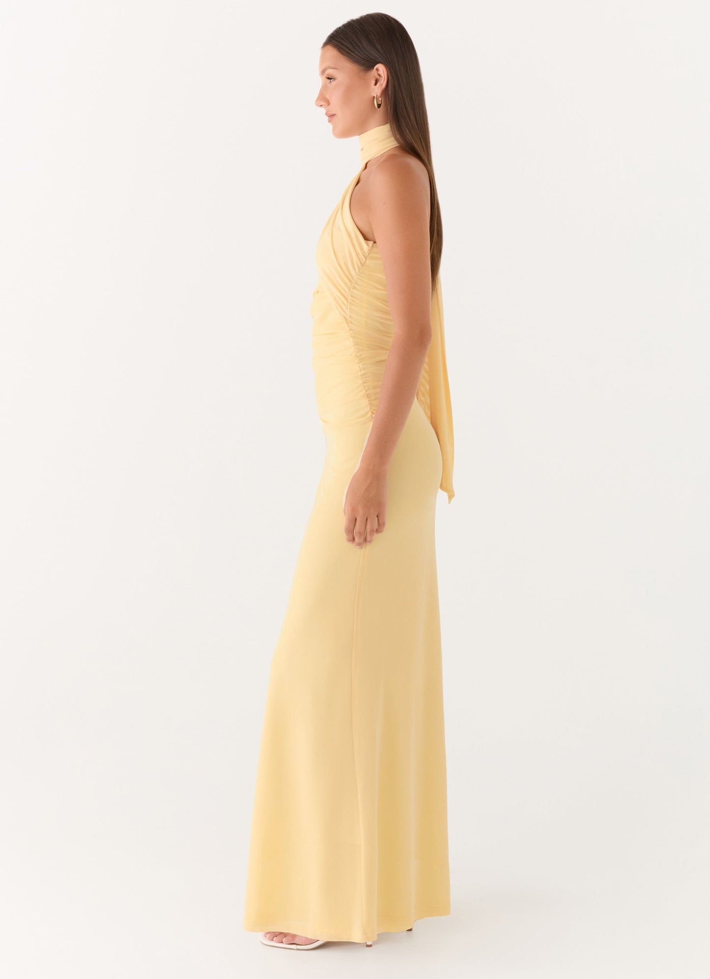 Yellow Songbird Floral Maxi Dress