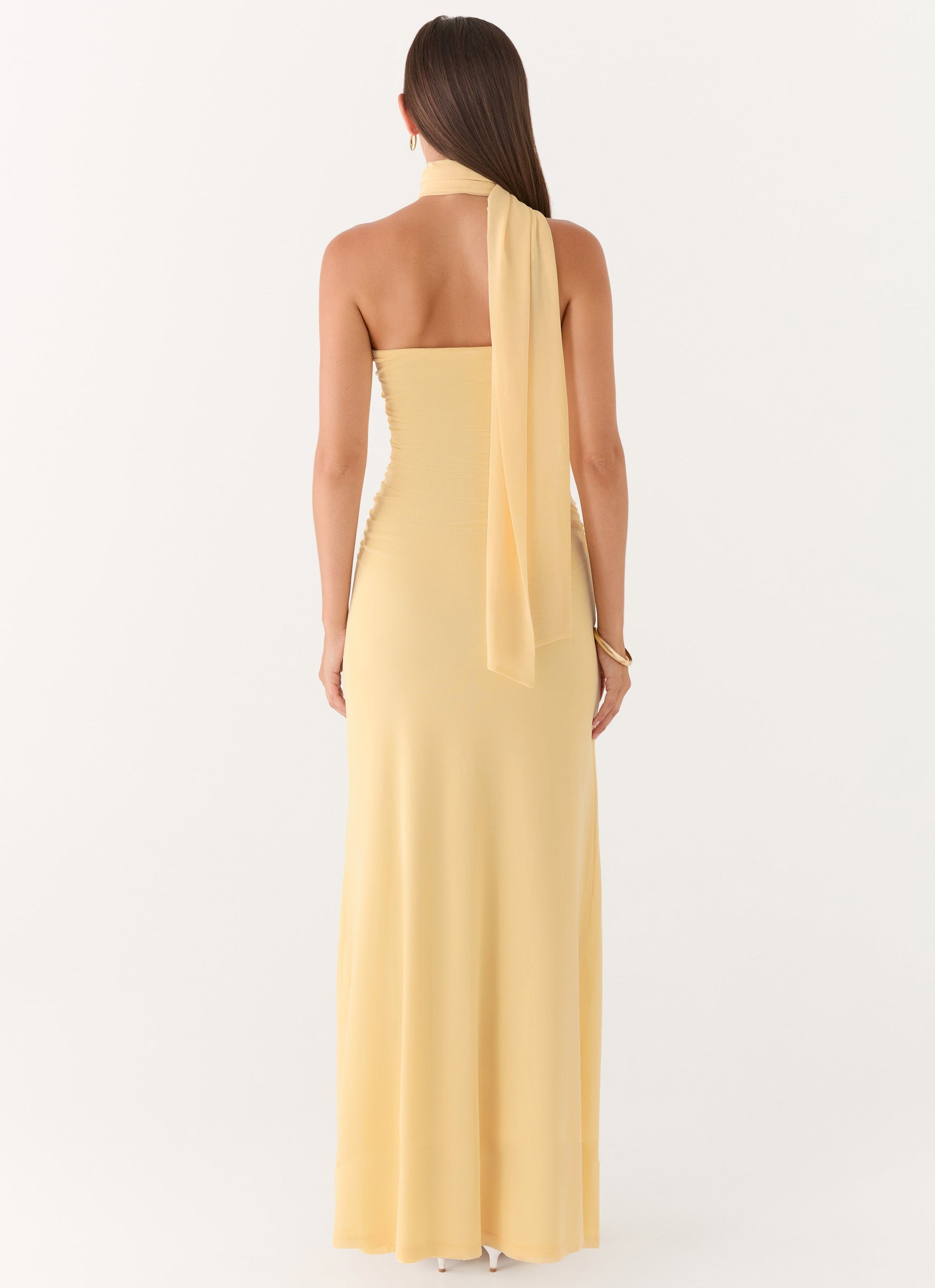 Yellow Songbird Floral Maxi Dress