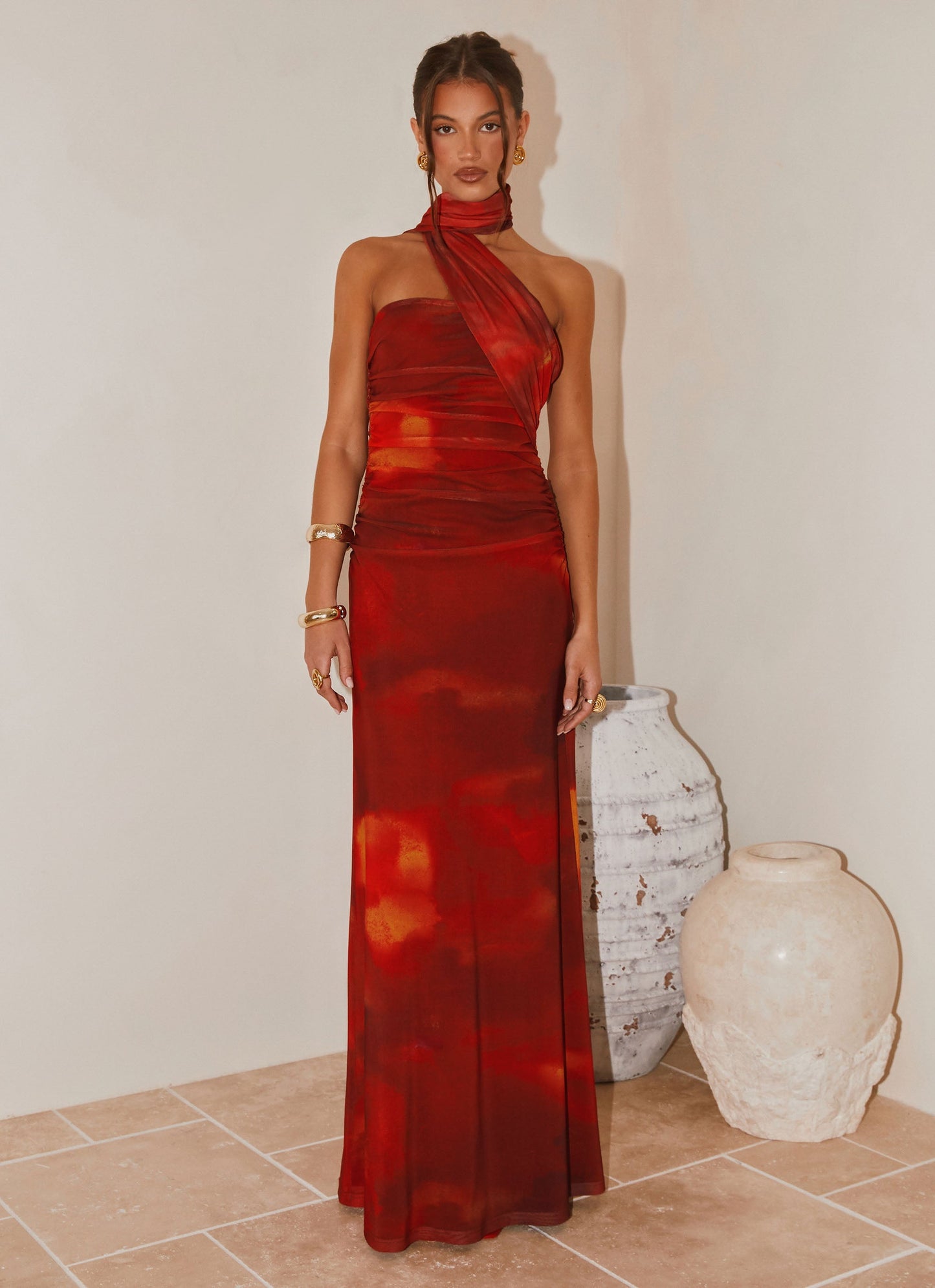 Scarlet Blur Songbird Floral Maxi Dress