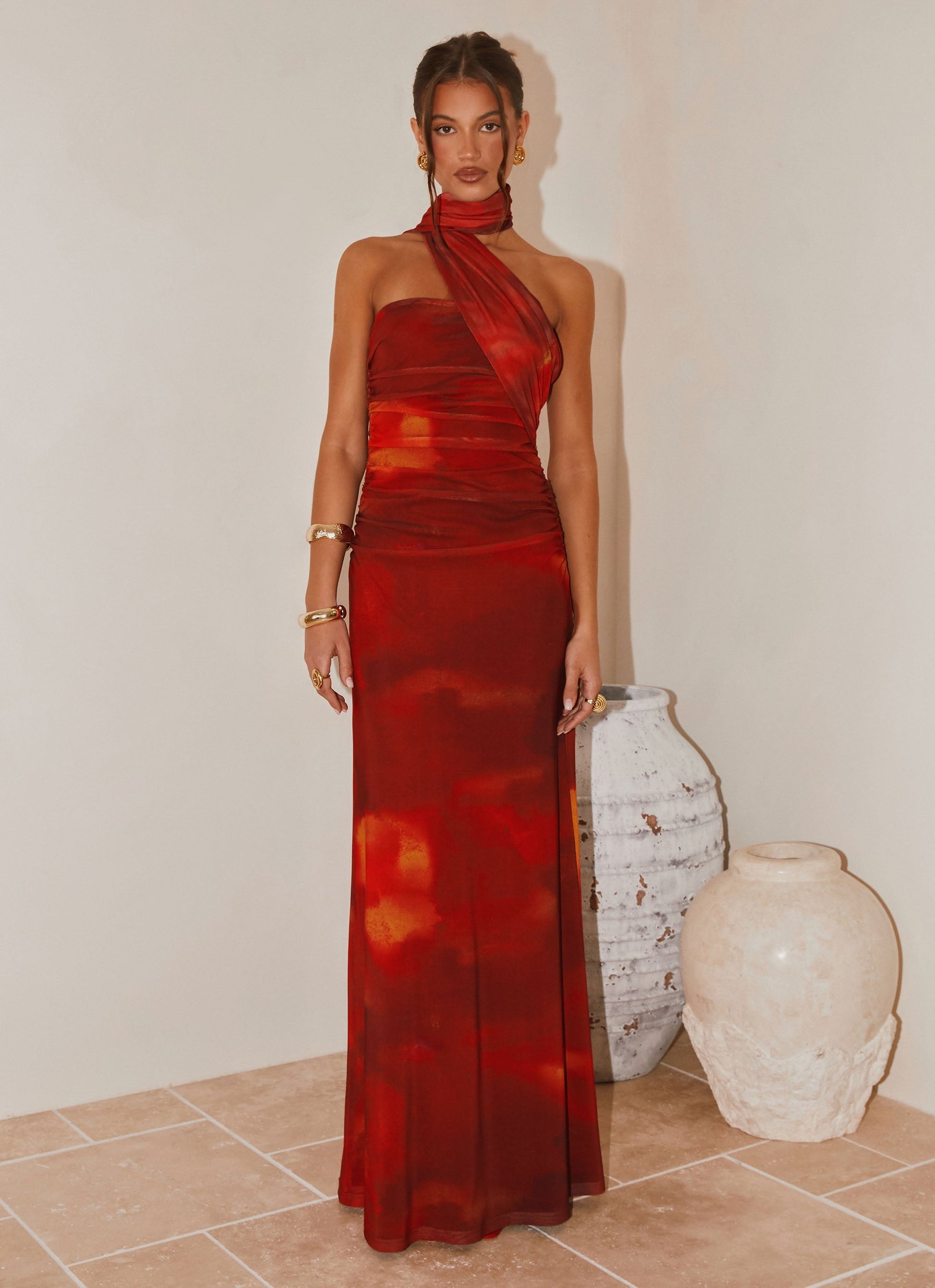 Scarlet Blur Songbird Floral Maxi Dress