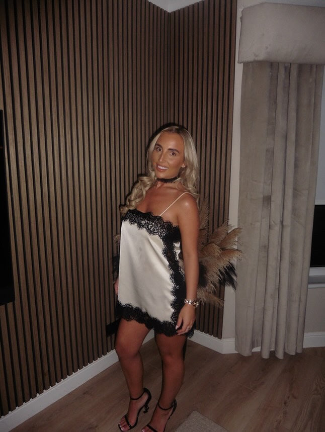 MAYE SATIN MINI DRESS