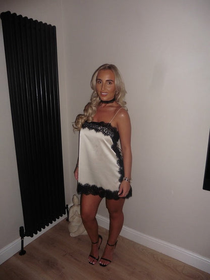 MAYE SATIN MINI DRESS