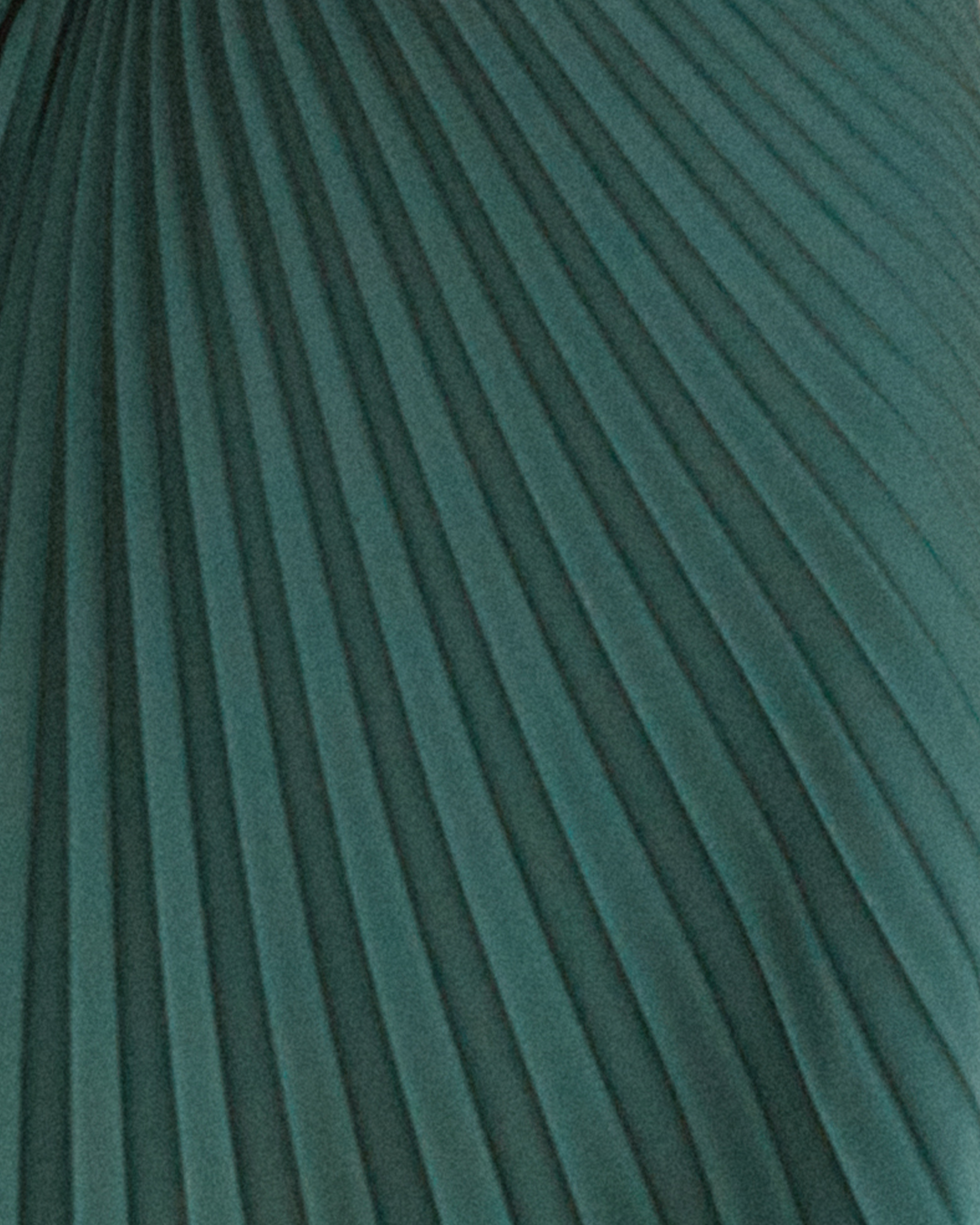DARK GREEN Perko Silk Crepe Dress in Deep Emerald