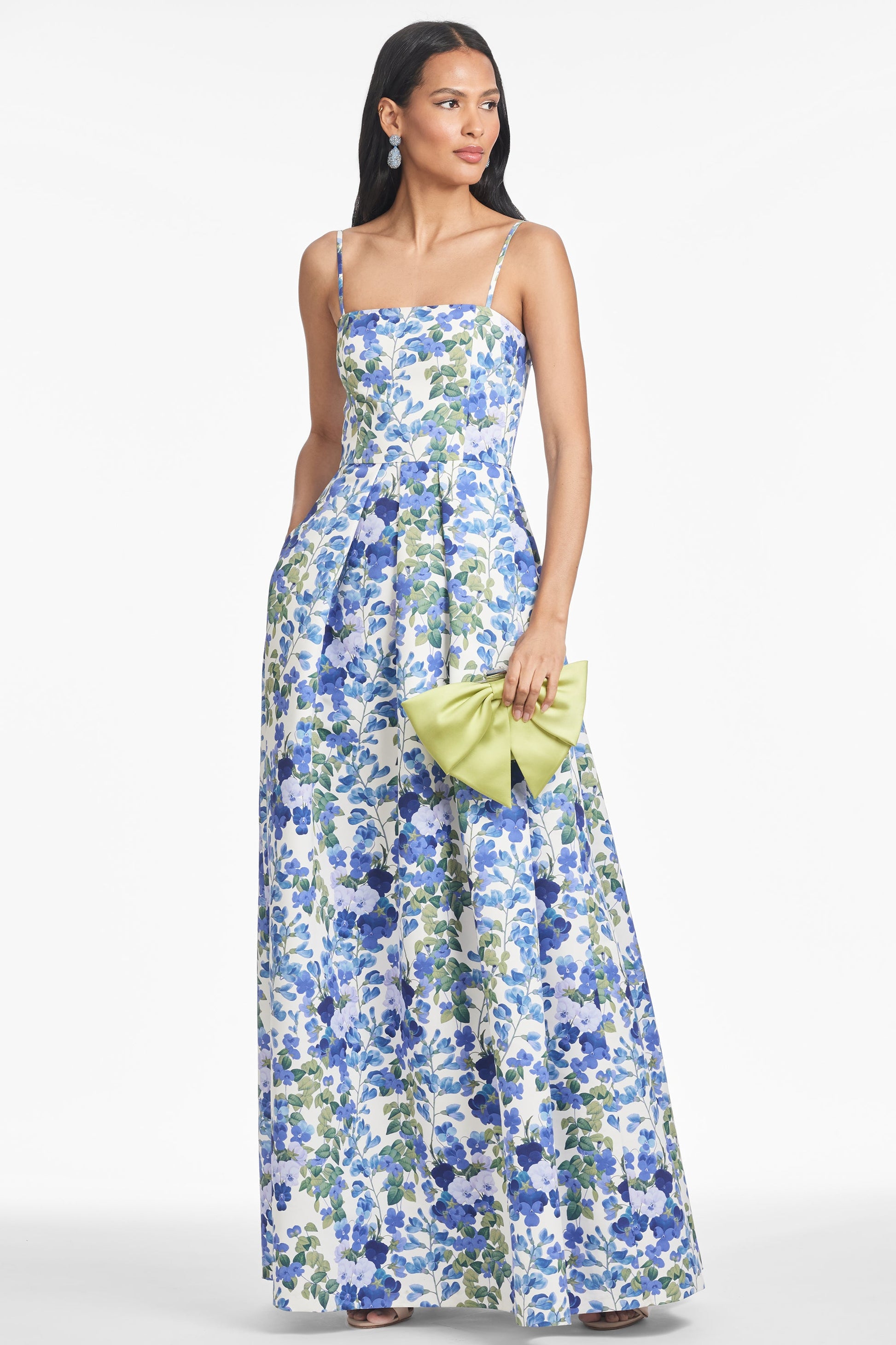 PANSY PRELUDE Beau Sapphire Rose Gown