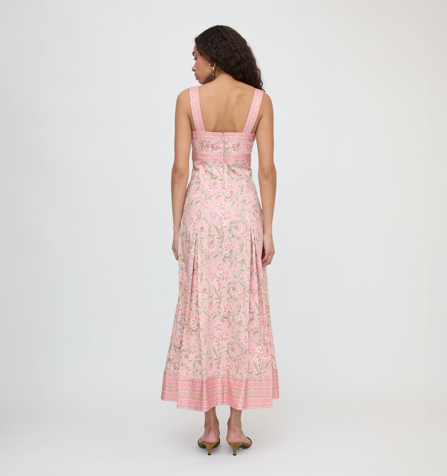 Daffodil Brocade Hope Brocade Midi Dress