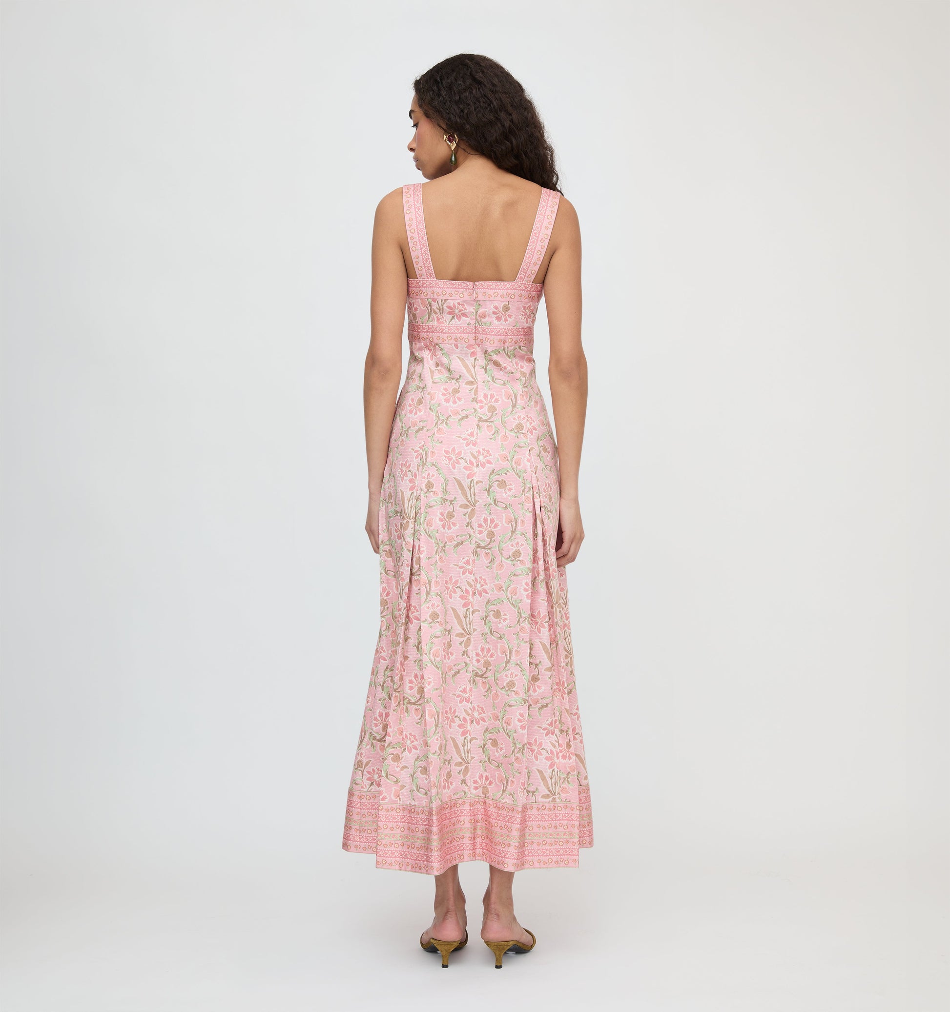 Daffodil Brocade Hope Brocade Midi Dress