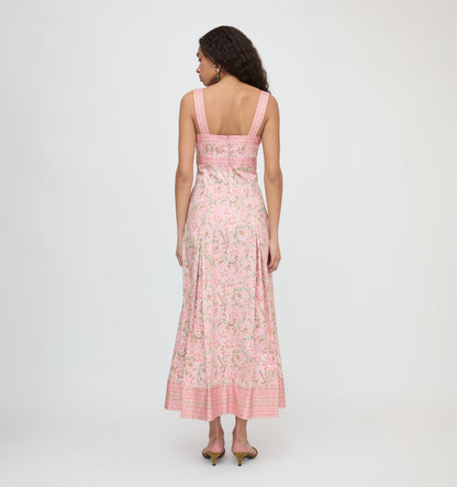 Daffodil Brocade Hope Brocade Midi Dress