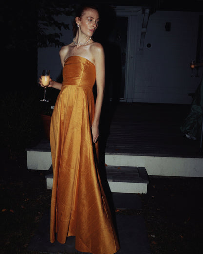 Marigold Katherine Linen Maxi Dress