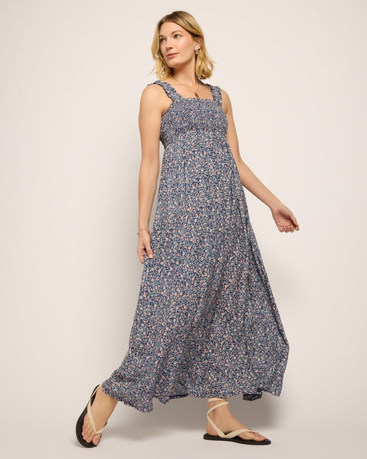 Sapphire Floral Adelaide Printed Maxi Dress