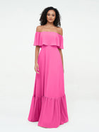 Azalea Chiffon Off-Shoulder Dress