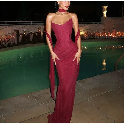 AS PHOTO Valentina Chiffon Mermaid Dress