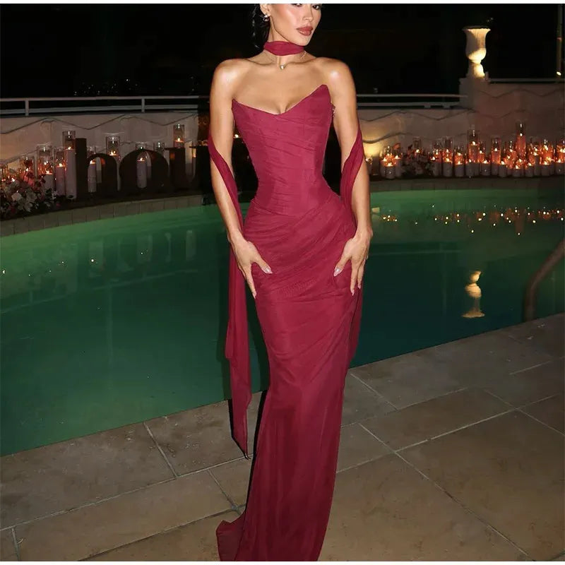 Custom Color( Add the color in the Order special instructions) Valentina Chiffon Mermaid Dress