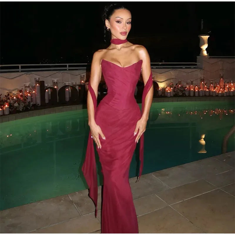 Custom Color( Add the color in the Order special instructions) Valentina Chiffon Mermaid Dress
