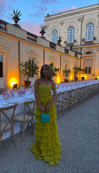 Harriet Off-Shoulder Chiffon Gown