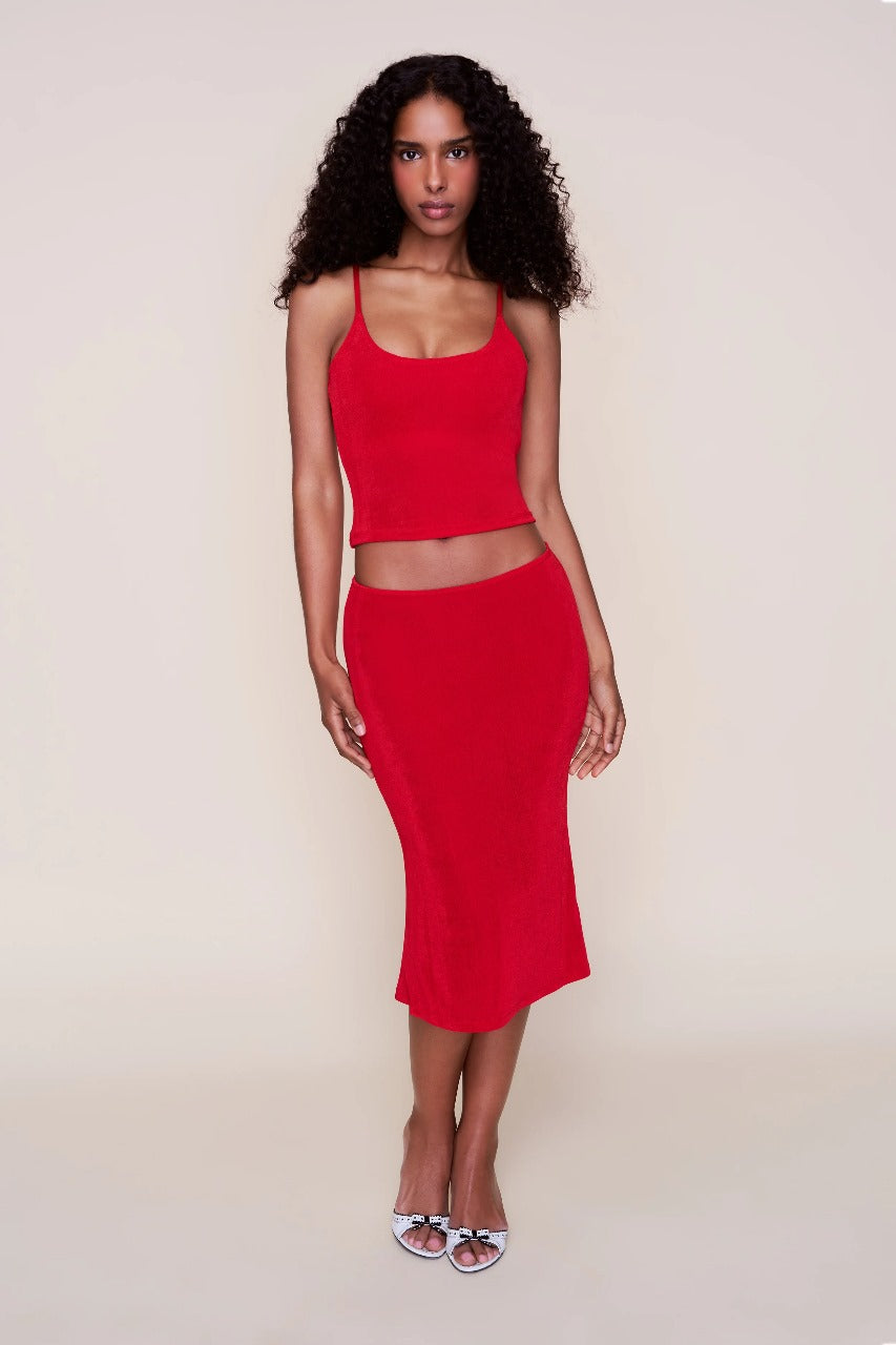 Ruby Tank & Midi Skirt Set