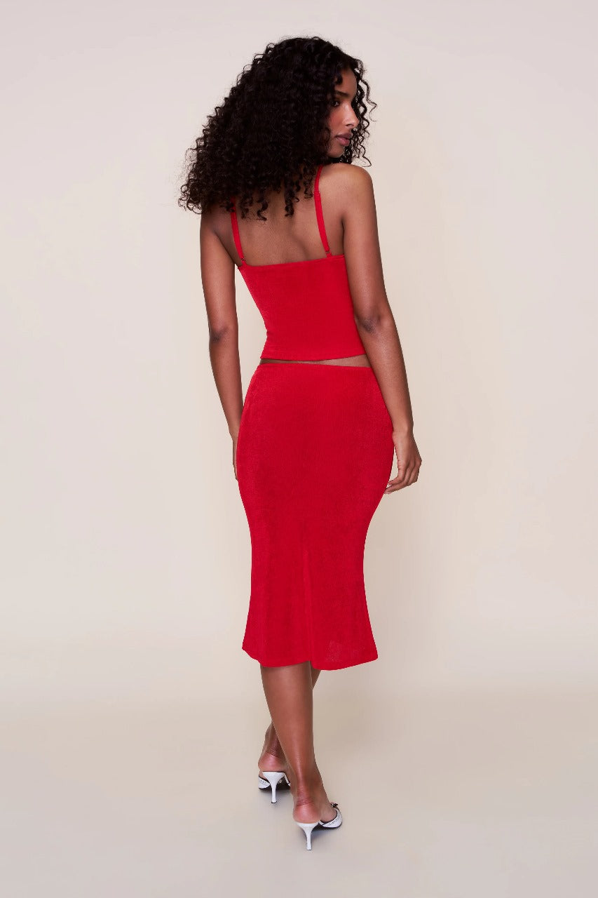 Ruby Tank & Midi Skirt Set