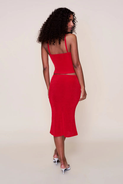 Ruby Tank & Midi Skirt Set
