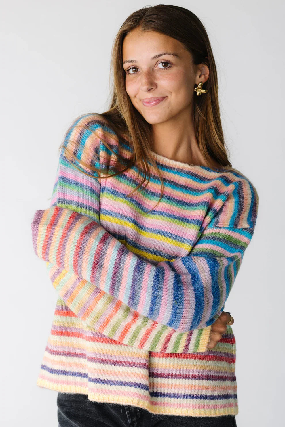 Striped Pullover Sweater