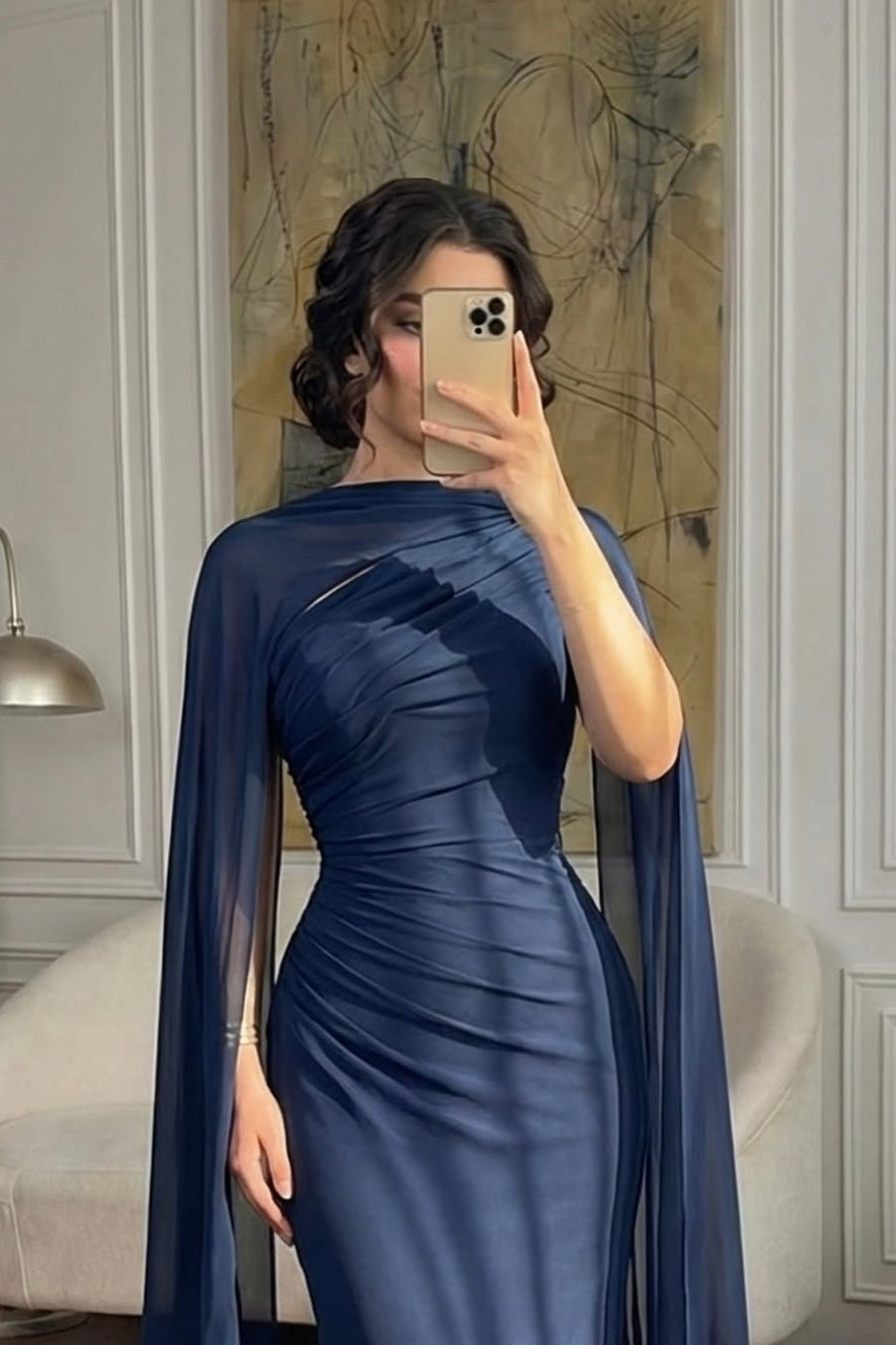 Valentina One-Shoulder Mermaid Dress
