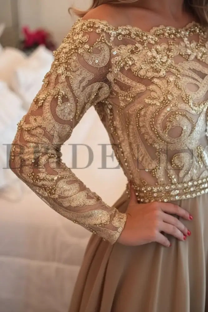 Burgundy Arabella Chiffon Evening Dress