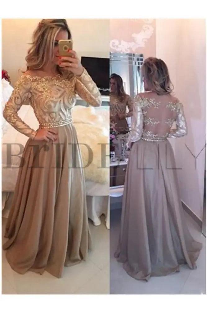 Royal Blue Arabella Chiffon Evening Dress