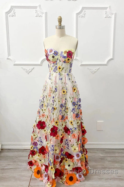 Line Wedding Guest Dress Floral Dress Wedding Guest Floor Length Sleeveless Illusion Neck Wednesday Addams Family Cotton Backless With Embroidery Appliques Morticia Floral A-Line Wedding Guest Dress