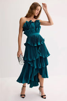 Judah Scallop Pleated Dress